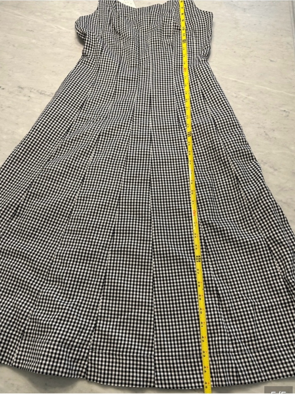 a new day Black and White Gingham Maxi Dress - Picture 5 of 6